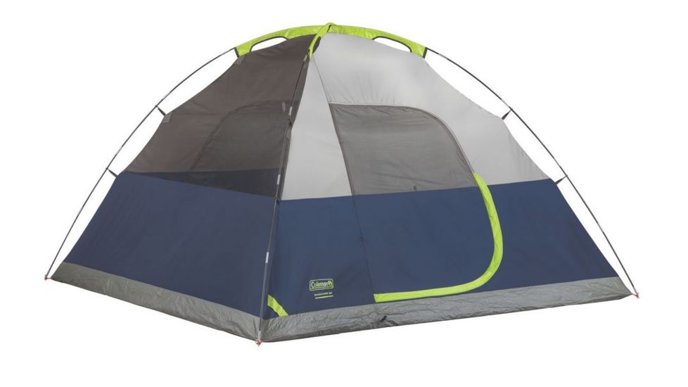 Coleman Sundome 6-Person Tent W/ Rainfly, Navy / Grey, 10 x 10  ft 2000024583