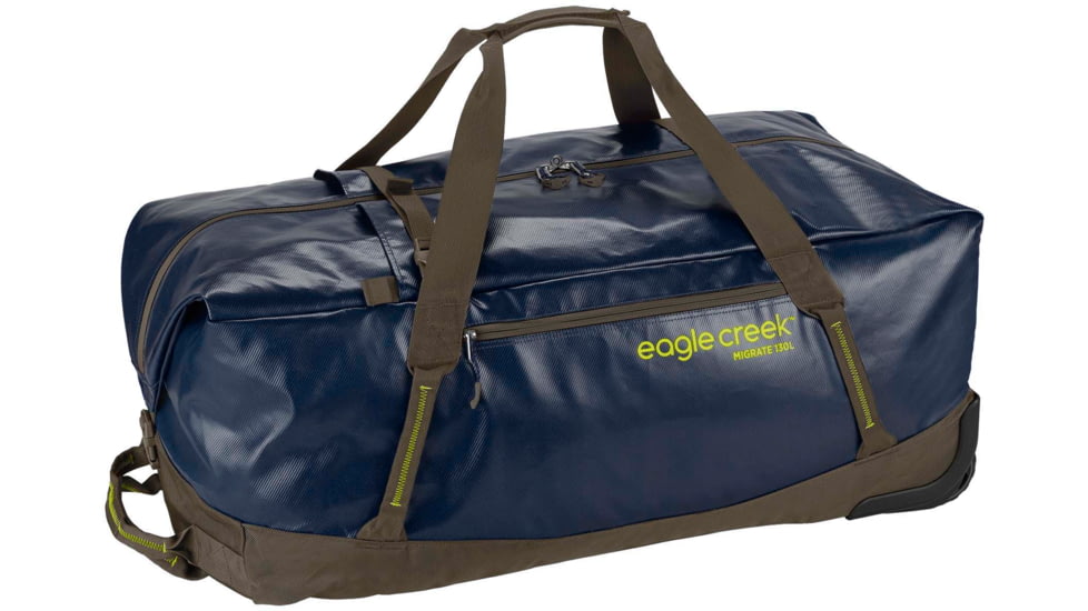 Eagle Creek Migrate Wheeled 130L Duffel Bag, Rush Blue, 130L, EC0A5EKL420