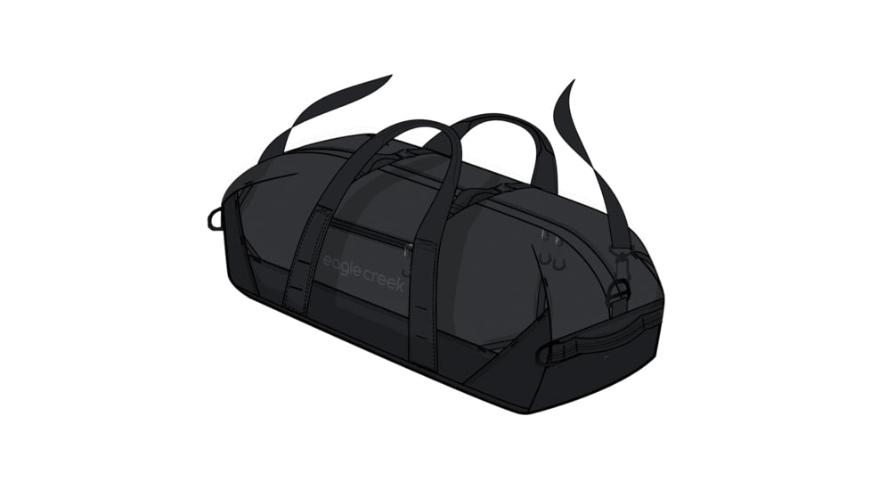 Eagle Creek No Matter What Duffel, Black, 60L, EC020406010