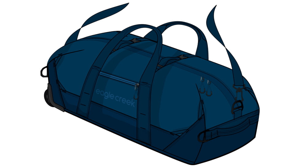 Eagle Creek No Matter What Rolling Duffel, Atlantic Blue, 110L, EC020404272