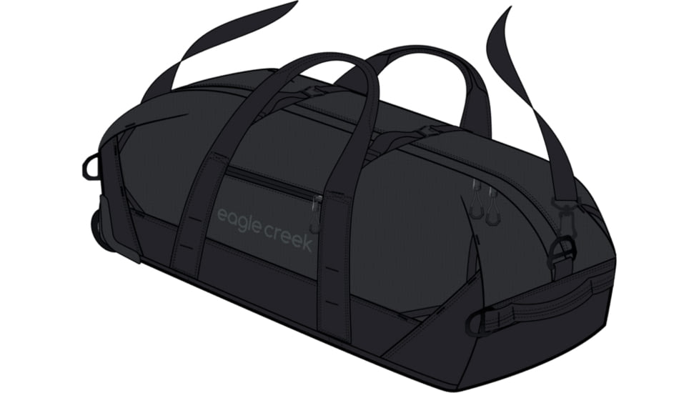 Eagle Creek No Matter What Rolling Duffel, Black, 130L, EC020405010