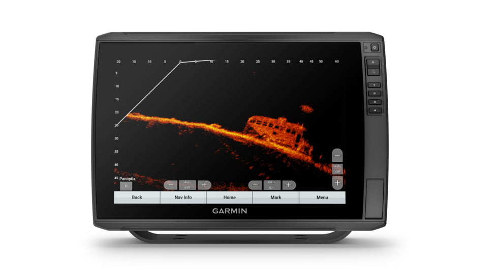 Garmin Echomap Ultra 126sv Fishfinder, Garmin Navionics+ Canada coastal content, 010-02114-50