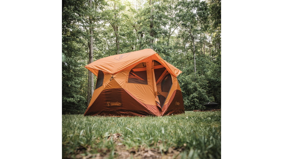 Gazelle 4-Person Gazelle T4 Overland Edition Hub Tent, Sunten/Sedona Orange, 012642022371