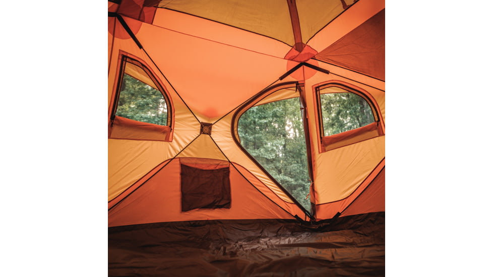 Gazelle 4-Person Gazelle T4 Overland Edition Hub Tent, Sunten/Sedona Orange, 012642022371