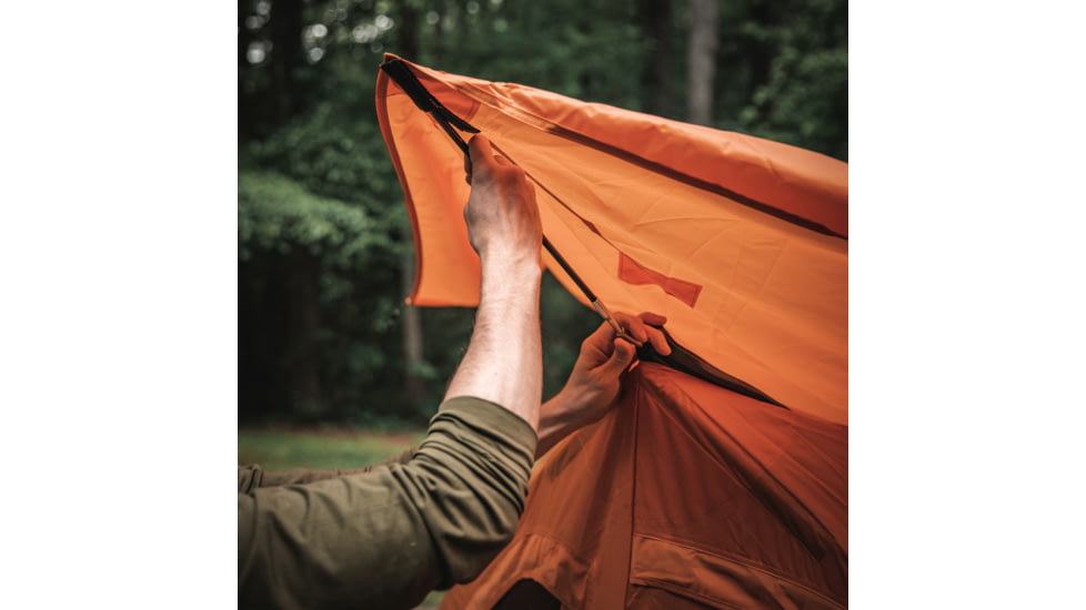 Gazelle 4-Person Gazelle T4 Overland Edition Hub Tent, Sunten/Sedona Orange, 012642022371