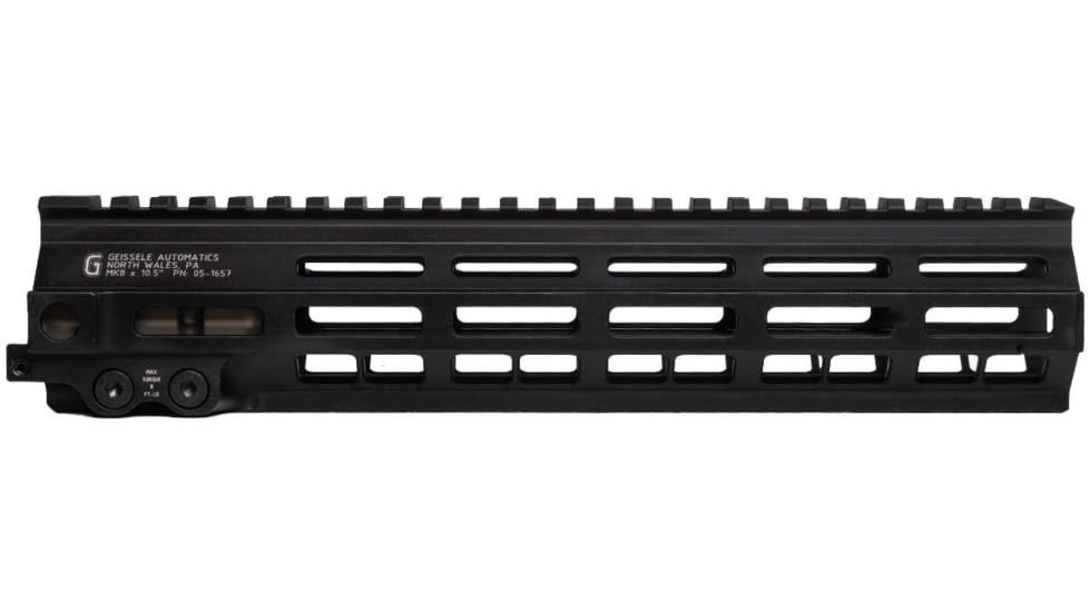 Geissele MK8 Super M-Lok 10.5in Modular Rail, Black, 05-1657B