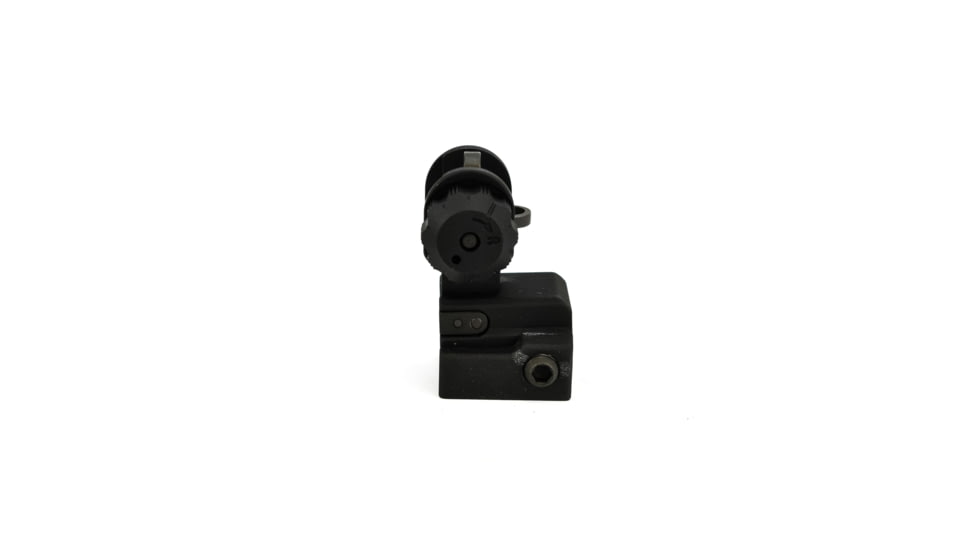 GG&amp;G Spring Actuated A2 Top Mounted Deployable Rear Sight, Black, GGG-1005SA