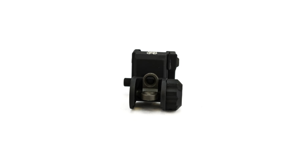 GG&amp;G Spring Actuated A2 Top Mounted Deployable Rear Sight, Black, GGG-1005SA