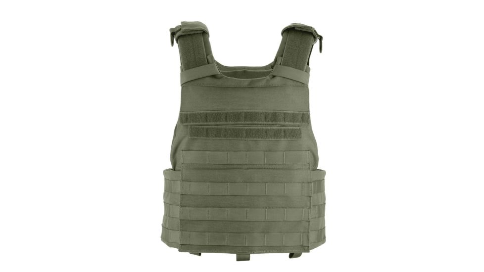 HighCom Armor APC Series Rifle Armor Kit Plate Carrier w/Guardian RSTP Ceramic Plates w/UHMWPE Backing/10x12 Shooters Cut/10x12 Shooters Cut, OD Green, 2XL, RAK-166295295