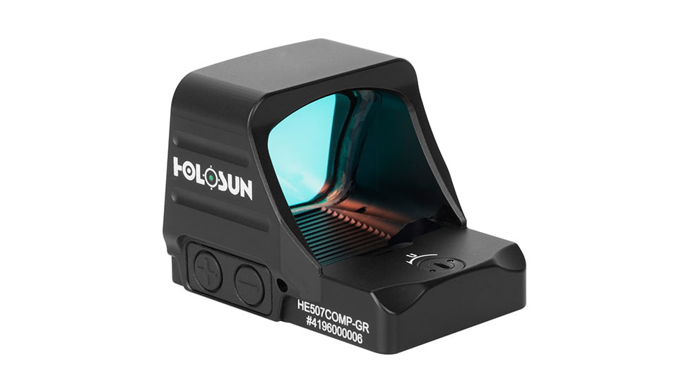 Holosun HE507COMP Open Reflex Optical Sight, 2 MOA Dot, Green CRS Competition Reticle, Black, HE507COMP-GR