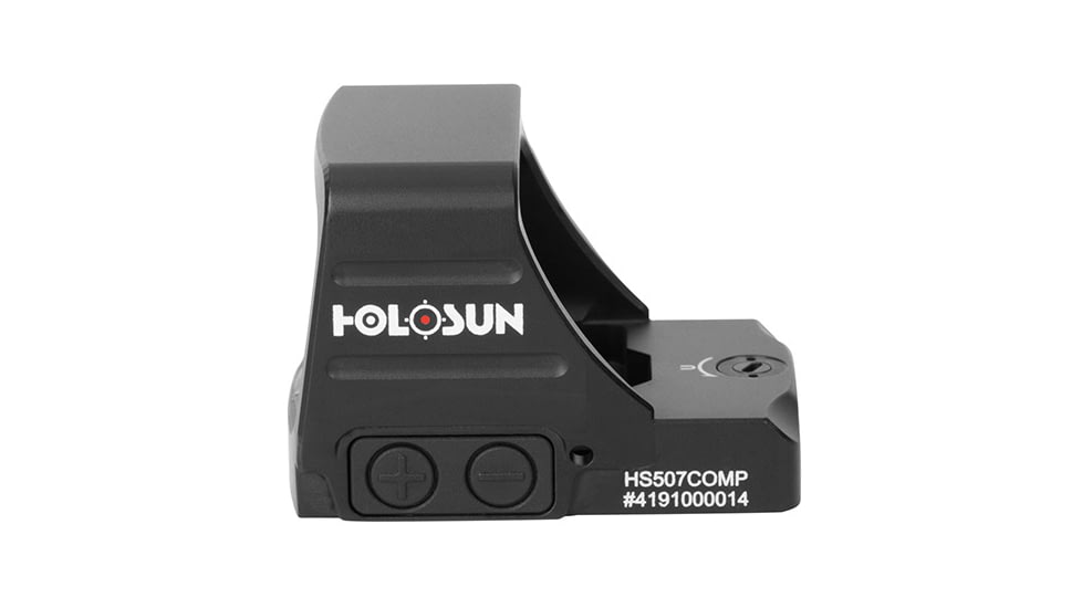 Holosun HE507COMP Open Reflex Optical Sight, 2 MOA Dot, Red CRS Competition Reticle, Black, HS507COMP