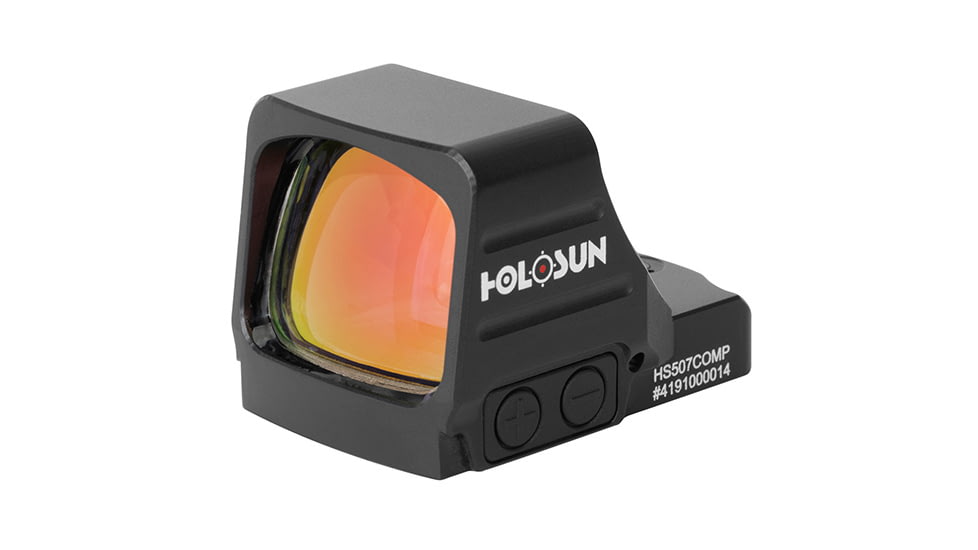 Holosun HE507COMP Open Reflex Optical Sight, 2 MOA Dot, Red CRS Competition Reticle, Black, HS507COMP