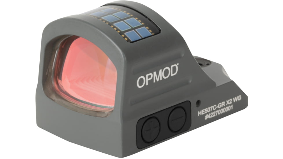 Holosun OPMOD HS507C-GR-X2 Reflex Red Dot Sight, Green 2 MOA Dot and 32 MOA Circle, Wolf Gray, HE507C-GR-X2 WG