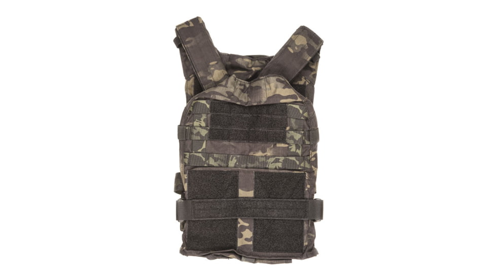 HRT Tactical Gear RAC Plate Carrier, Multicam Black, 10x12, HRT-RAC001-LE-MB