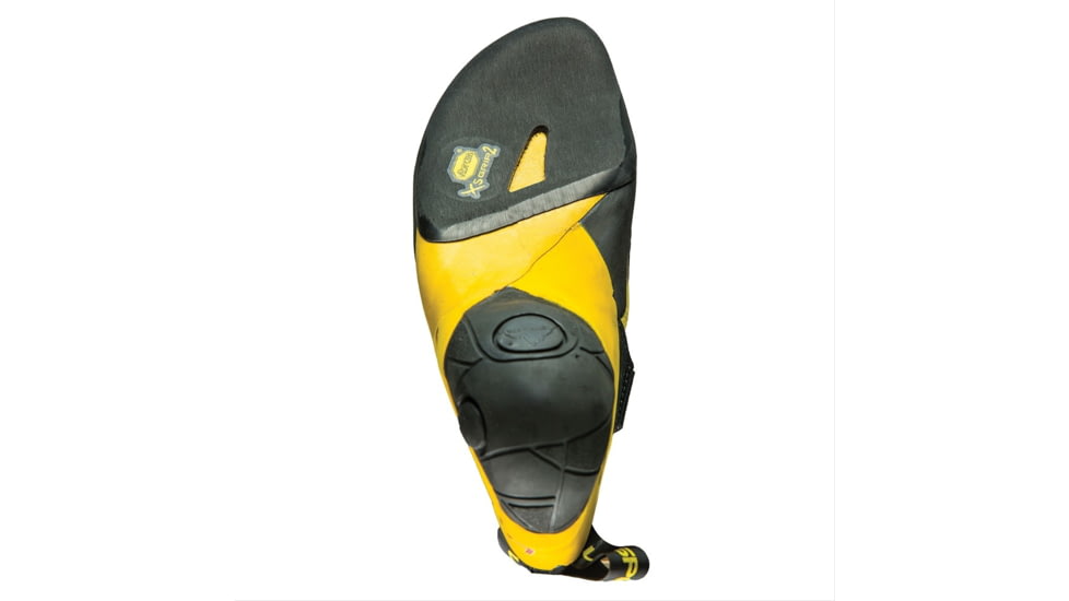 La Sportiva Skwama Climbing Shoes - Men's, Black/Yellow, 36.5, ZFCS005-K00Y00-36.5