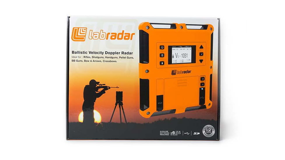 Labradar Doppler Chronograph, Orange, 11.5x10.5x2.5'', 001