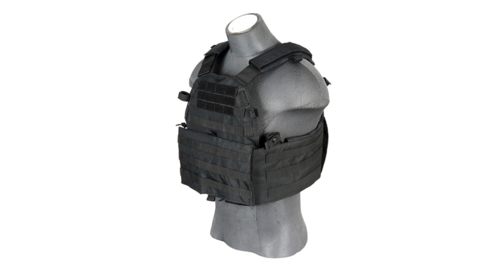 Lancer Tactical 69T4 Tactical Vest w/ Triple Mag Pouch, Black, CA-311B