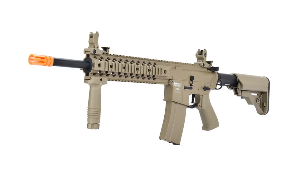 Lancer Tactical Gen 2 Proline M4 Evo Airsoft AEG Rifle, Tan, LT-12T-G2-ME