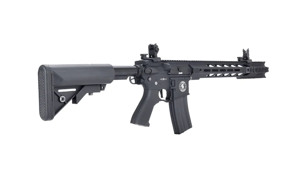 Lancer Tactical Gen 2 ProLine M4 SPR Interceptor Airsoft AEG Rifle, Black, LT-25B-G2-ME