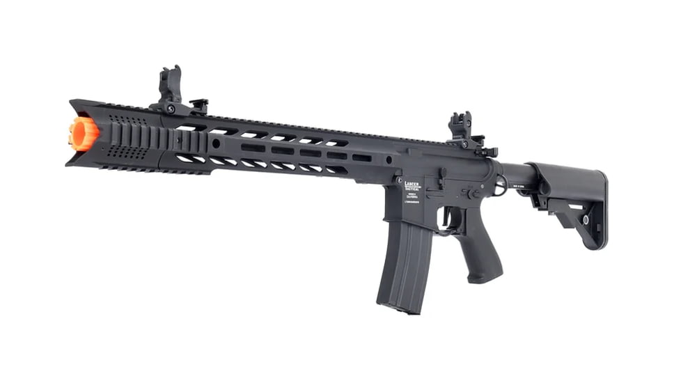 Lancer Tactical Gen 2 ProLine M4 SPR Interceptor Airsoft AEG Rifle, Black, LT-25B-G2-ME