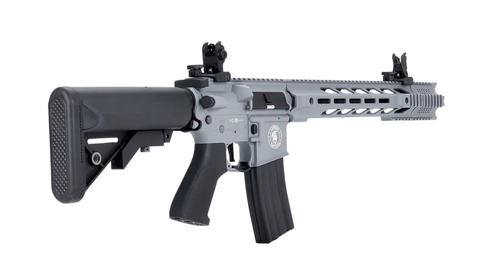 Lancer Tactical Gen 2 ProLine M4 SPR Interceptor Airsoft AEG Rifle, Gray, LT-25Y-G2-ME