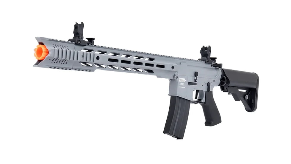 Lancer Tactical Gen 2 ProLine M4 SPR Interceptor Airsoft AEG Rifle, Gray, LT-25Y-G2-ME