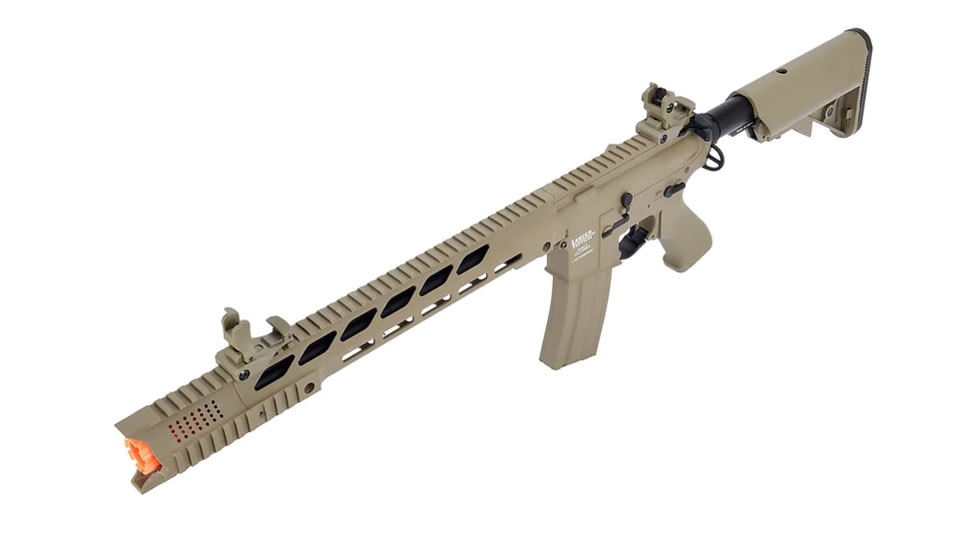 Lancer Tactical Gen 2 ProLine M4 SPR Interceptor Airsoft AEG Rifle, Tan, LT-25T-G2-ME