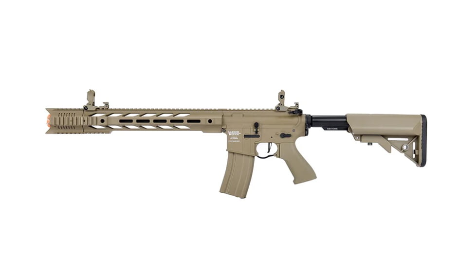 Lancer Tactical Gen 2 ProLine M4 SPR Interceptor Airsoft AEG Rifle, Tan, LT-25T-G2-ME