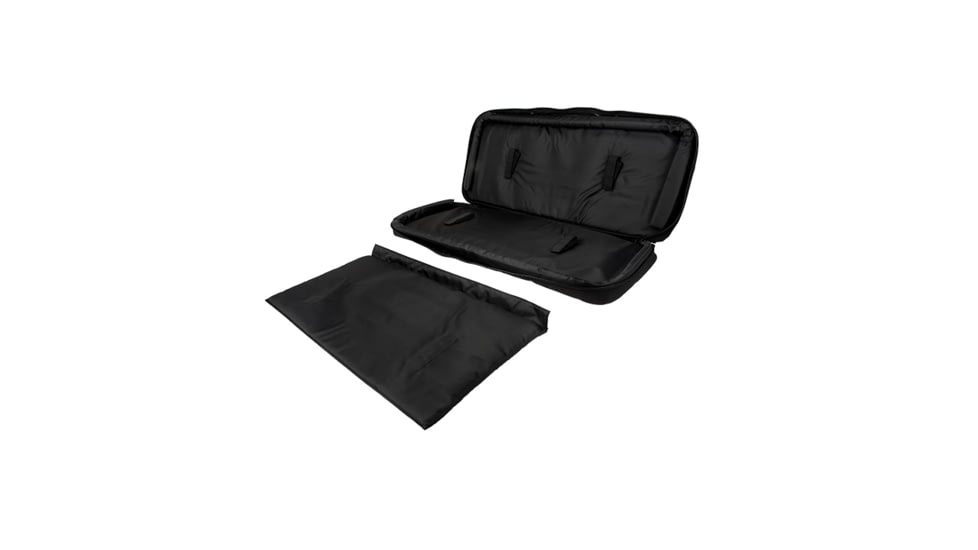 Lancer Tactical Nylon 3-Way Carry 29in Double Rifle Gun Bag, Black, CA-288BN