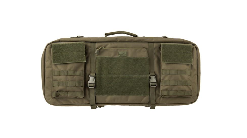 Lancer Tactical Nylon 3-Way Carry 29in Double Rifle Gun Bag, Olive Drab, CA-288GN