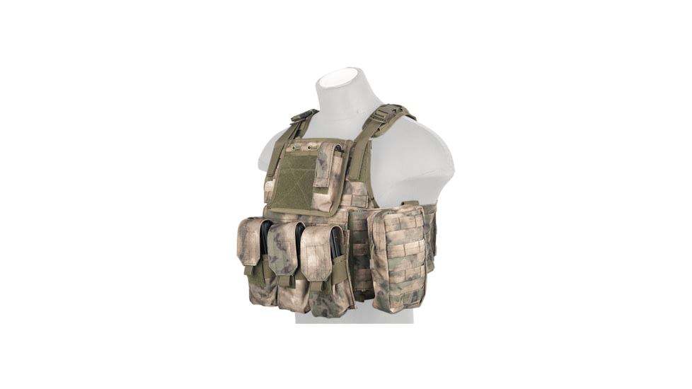 Lancer Tactical Tactical Assault Plate Carrier Vest, ATFG, CA-305F