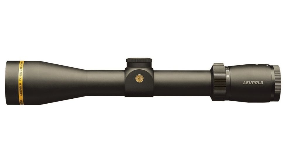 Leupold VX-5HD 2-10x42mm Rifle Scope, 30 mm Tube, Second Focal Plane, Black, Matte, Non-Illuminated Duplex Reticle, MOA Adjustment, 171386