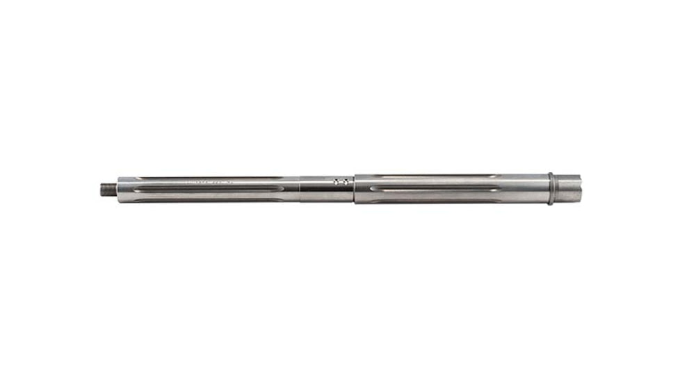 Luth-AR .223 Rem Fluted Threaded Bull Barrel, 16 in, Carbine, 1-9 Twist, 1/2 x 28, Silver, BL-B16FT