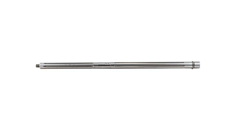 Luth-AR .223 Rem Fluted Threaded Bull Barrel, 24 in, Rifle, 1-9 Twist, 1/2 x 28, Silver, BL-B24FT