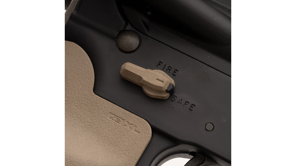 Magpul Industries ESK Safety Selector, Polymer/Steel, Ambi 60/90 Degree Opti, FDE, MAG1254-FDE