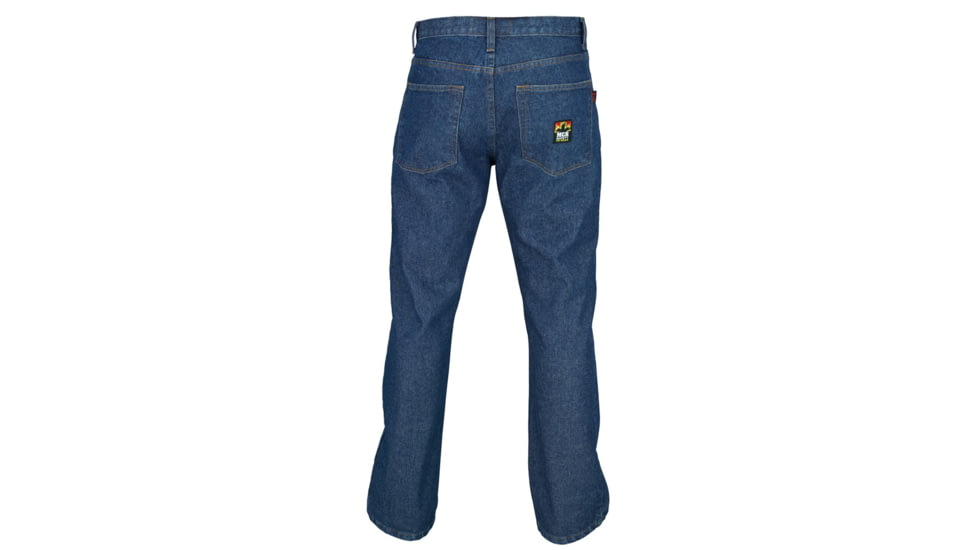 MCR Safety Flame Resistant Jeans, 14.75 oz. 100% FR Denim, CAT 2 HRC2/ATPV 21 cal/cm2, Indigo Blue, 3238, P1D3238