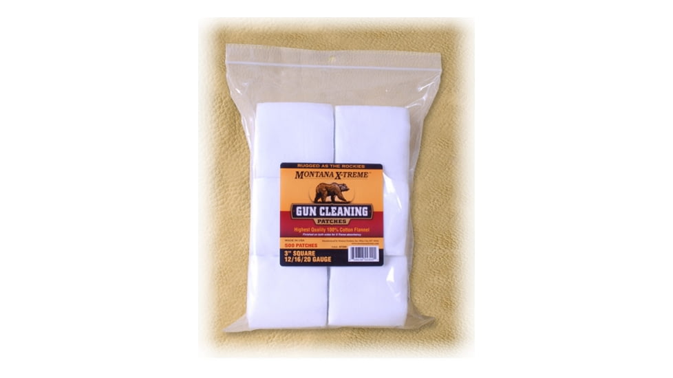 Montana X-Treme 3 Inch Square Patch 500 ct, MU07250