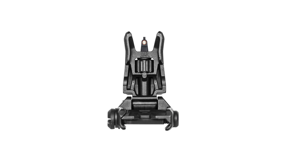 Night Fision AR-15 Tritium Front Sight Post, Magpul MBUS Pro, Orange Ring, Black, AR-000-003-OGXX