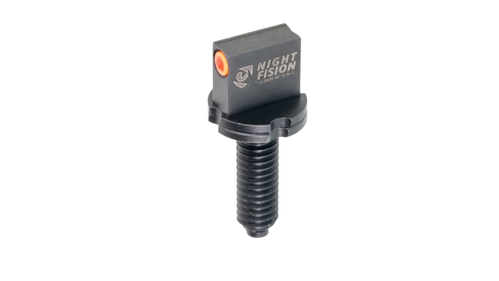 Night Fision AR-15 Tritium Front Sight Post, Orange Ring, Black, AR-000-002-OGXX