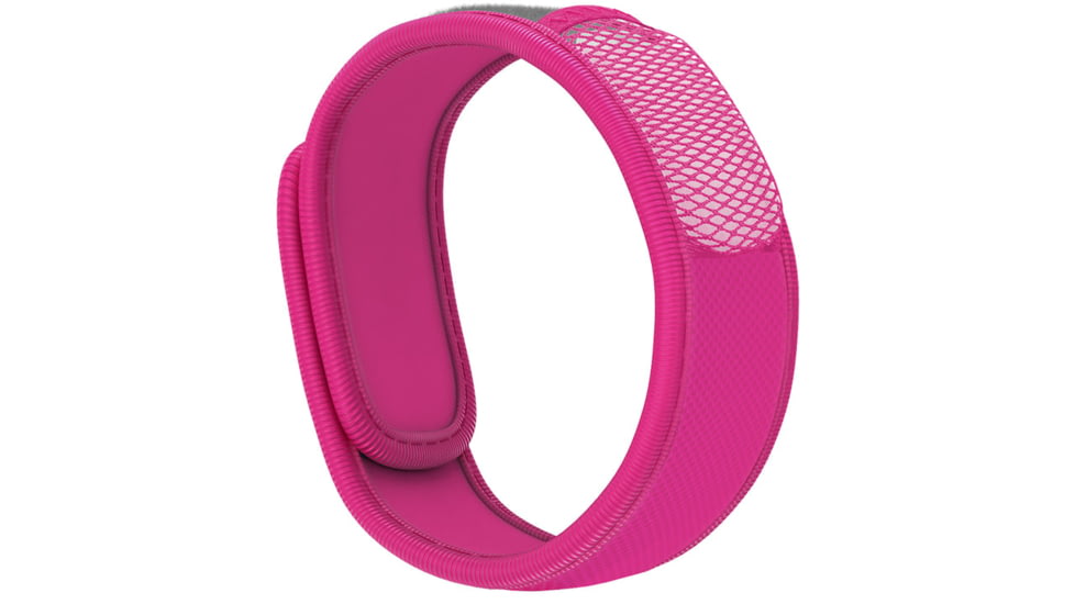 Parakito Mosquito Repellent Wristband w/ 2 Refills Solid Color, Fuchsia, One Size, FGWB174