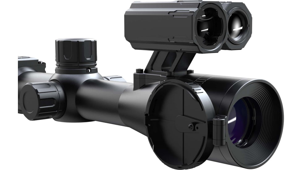 PARD Optics DS35 Day and Night Vision Rifle Scope, Laser Rangefinder, 4x50mm, 850nm IR, 2560x1440 px, Multiple Reticles, Black, DS35-50RF-850