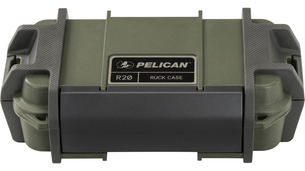 Pelican Ruck Case R20, Green, Medium, RKR200-0000-OD