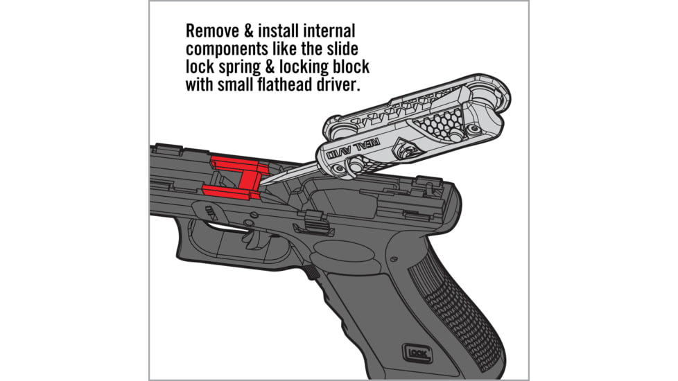 Real Avid 4-In-1 Tool For Glock, AVGLOCK41