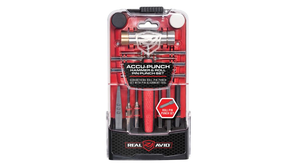 Real Avid Accu-Punch Hammer and Gunsmithing Roll Pin Punch Set, AVHPS-RP