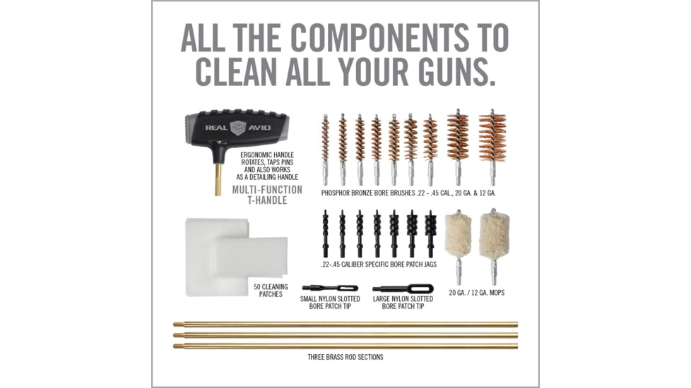 Real Avid Gun Boss Pro, Universal Cleaning Kit AVGBPRO-U