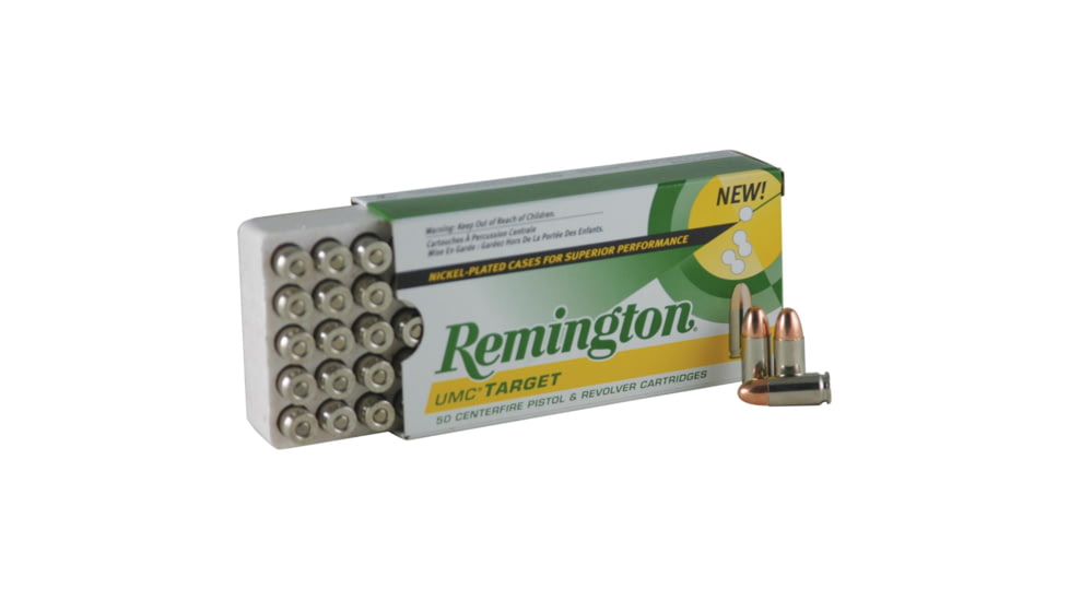 Remington Target Handgun Ammunition .38 Spl 158 gr LSWC 50/box, 22291