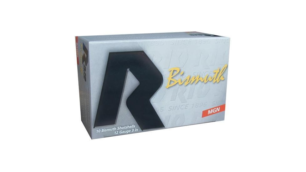 RIO Ammunition Bismuth Magnum Shotshell 12 ga 3in MAX 1-1/4in Size 6 1400 fps 10/Box, RBIMGN366