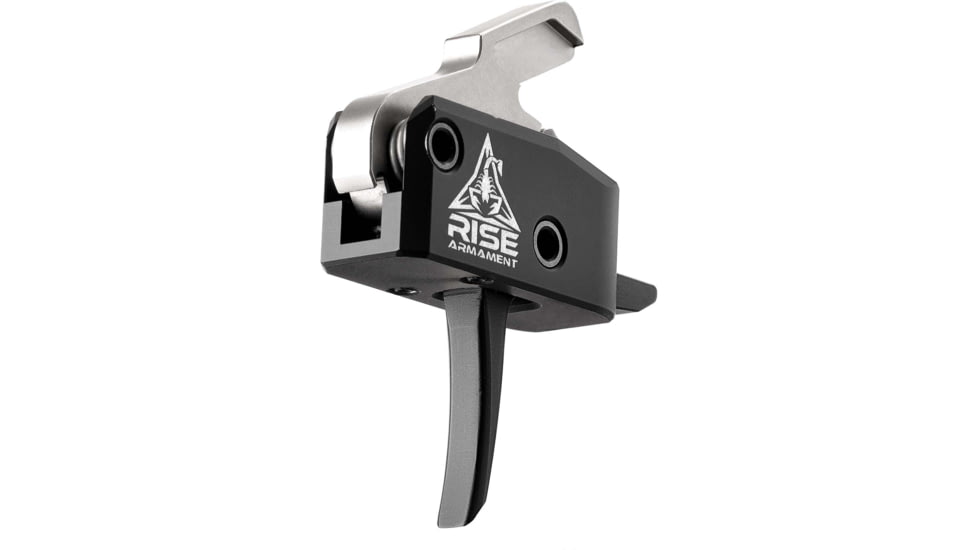 OpticsPlanet Exclusive RISE Armament RA-434 High-Performance Trigger w/Anti-Walk Pins, Single Stage System, 3.4oz Pull Weight, Black, RA-434-601-010-BLK