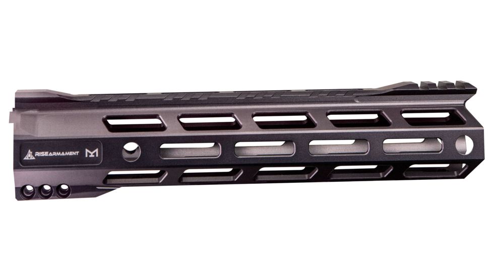 RISE Armament RA-905 Handguard, M-LOK, AR-15, 10in, 6061-T6 Billet Aluminum, Anodized, Black, RA-905-100-BLK