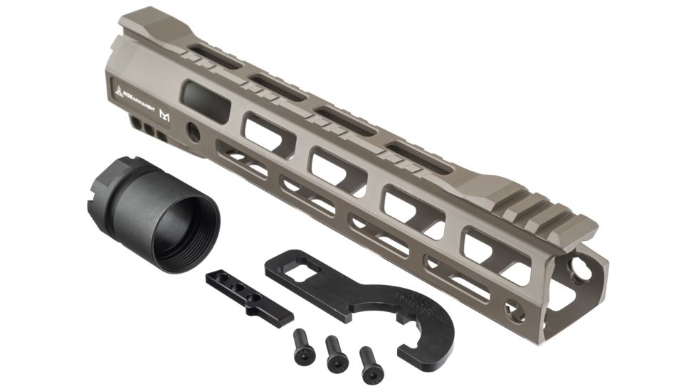 RISE Armament RA-905 Handguard, M-LOK, AR-15, 10in, 6061-T6 Billet Aluminum, Cerakote, Foliage Green, RA-905-100-FG